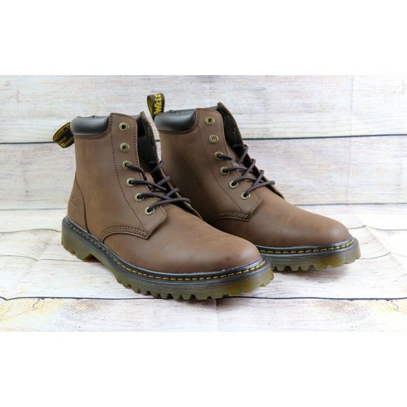 Dr Martens Air Wair Cartor Dark Brown Mens Boot 12 - Picture 2 of 12